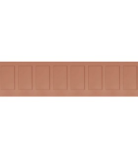 Panoramique MOULDING BASE M TERRACOTTA - Collection RELIEFS - CASELIO - Réf. RLF106368013