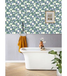 Panoramique CONCRETE BASE M GRIS - Collection RELIEFS - CASELIO - Réf. RLF106279056