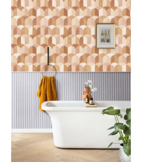 Panoramique CONCRETE BASE M GRIS - Collection RELIEFS - CASELIO - Réf. RLF106279056