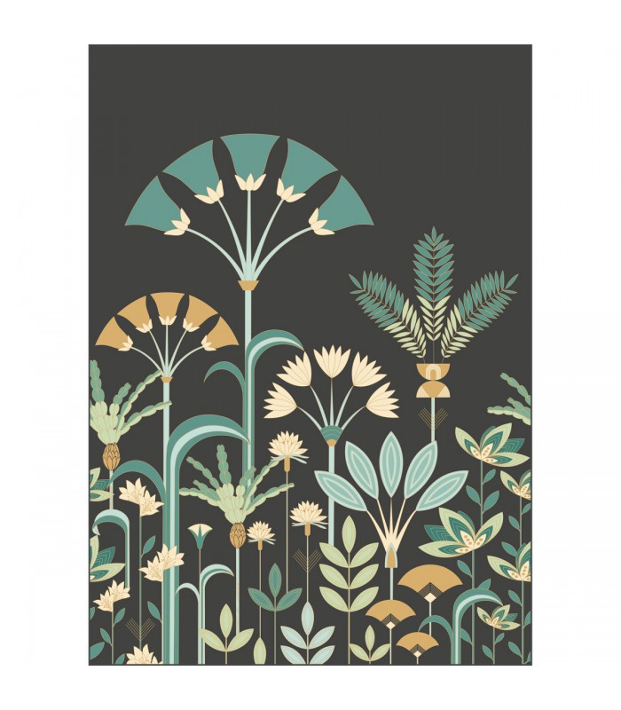 Papier peint Panoramique Luxuriance VERT - 200x280cm - Collection Élégance - CASELIO - Réf. ELC105327003