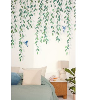 Papier peint Panoramique Birdy Vert - 200x280cm - Collection Green Life 2 - CASELIO - Réf.  GNL2105400403