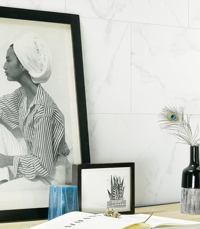 Dalle de revêtement mural PVC AMPARA  65 cm x 37,5 cm