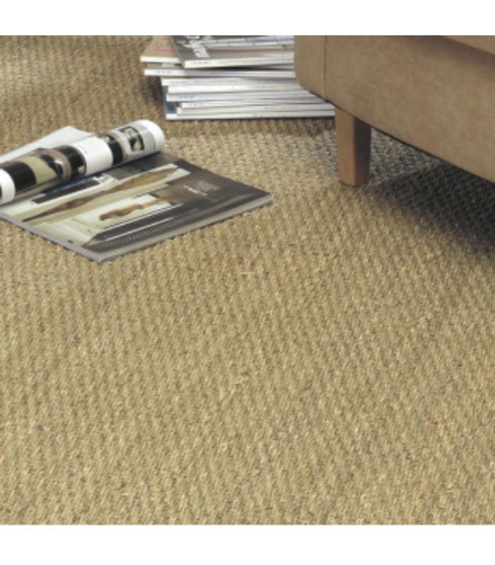 Balsan Revêtement de sol en Jonc de Mer Naturel - Along N3002 - à la coupe sur mesure - Largeur 4 mètre(s)