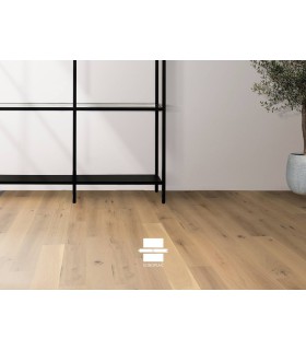 Soboplac - Parquet contrecollé - Manon - aspect bois brut chêne - Finition vernis - 14 X 130 X 1092 mm