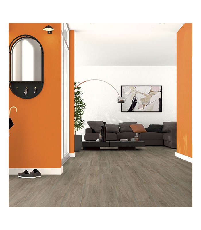 Kronotex Parquet Stratifié - Superior Advanced V4 - Chêne Titanium D6401 - 1380 x 193 x 8 mm