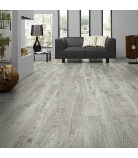 Kronotex Parquet Stratifié Mammut Plus - Chêne Highland Argent D4797 - 1845 x 244 x 10 mm
