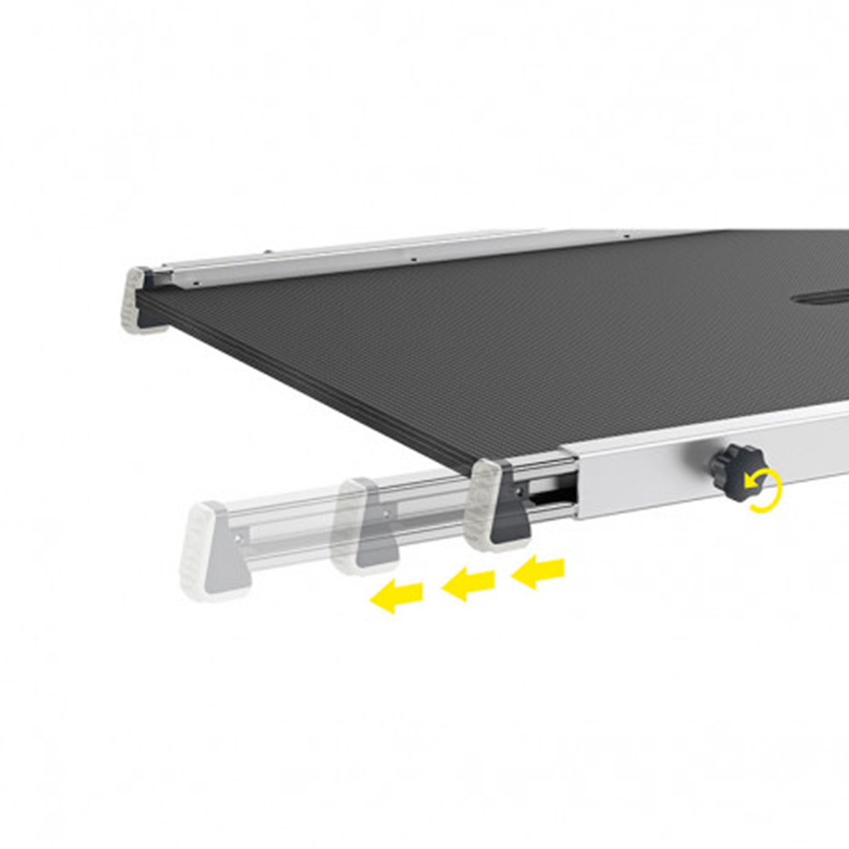 Plateforme escalier Hailo TP1 pieds rétractables