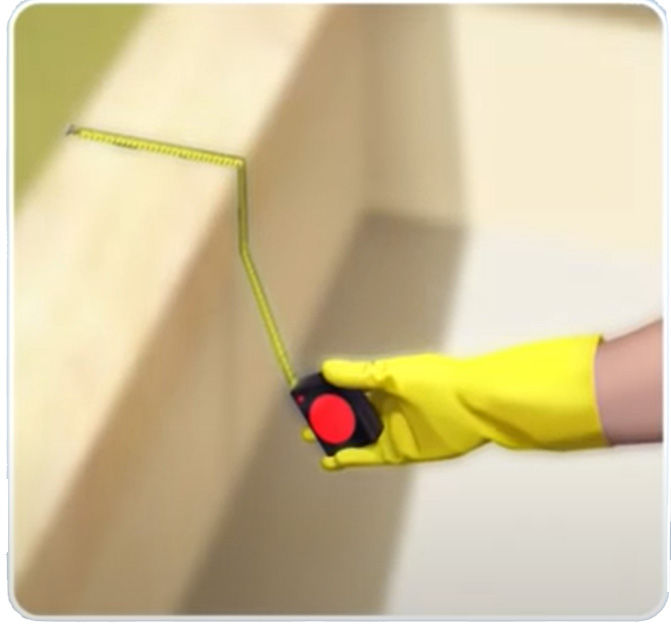 Étape de pose 1 : Mesurer la bande