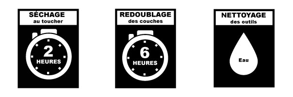peinture guittet odyssee velours blanc
